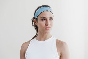 Nobull Headband 2" Tie-Dye Women's Headband Blue | Australia (TV5923)